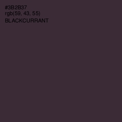 #3B2B37 - Blackcurrant Color Image