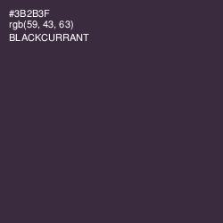 #3B2B3F - Blackcurrant Color Image
