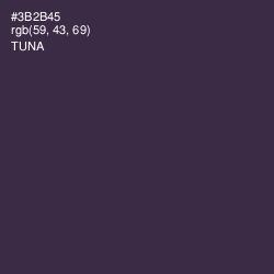 #3B2B45 - Tuna Color Image