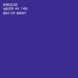 #3B2C92 - Bay of Many Color Image