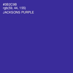 #3B2C9B - Jacksons Purple Color Image