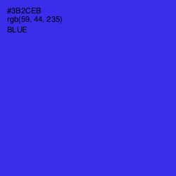 #3B2CEB - Blue Color Image