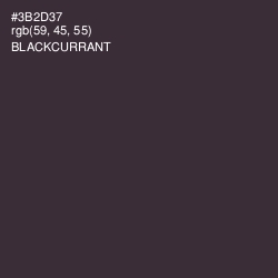 #3B2D37 - Blackcurrant Color Image