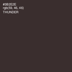 #3B2E2E - Thunder Color Image