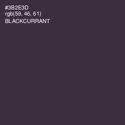 #3B2E3D - Blackcurrant Color Image