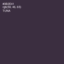 #3B2E41 - Tuna Color Image