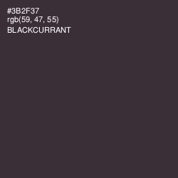 #3B2F37 - Blackcurrant Color Image