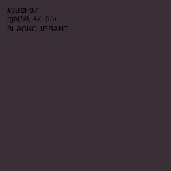 #3B2F37 - Blackcurrant Color Image