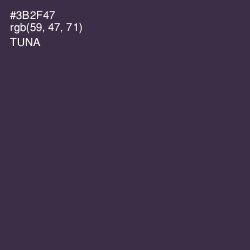 #3B2F47 - Tuna Color Image