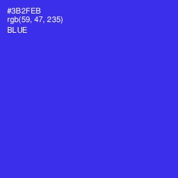 #3B2FEB - Blue Color Image