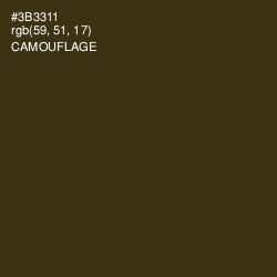 #3B3311 - Camouflage Color Image