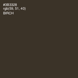 #3B3328 - Birch Color Image