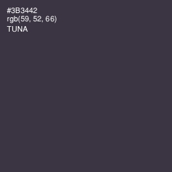 #3B3442 - Tuna Color Image