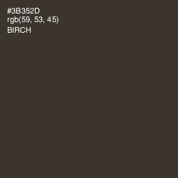 #3B352D - Birch Color Image
