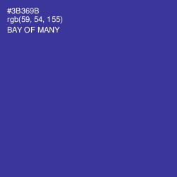 #3B369B - Bay of Many Color Image