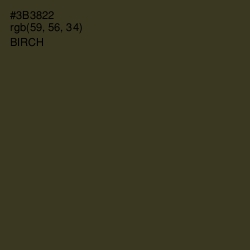 #3B3822 - Birch Color Image