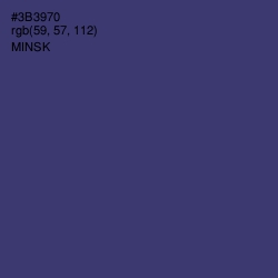 #3B3970 - Minsk Color Image