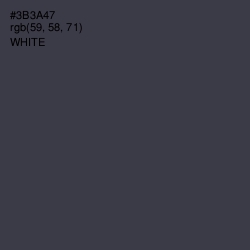 #3B3A47 - Ship Gray Color Image