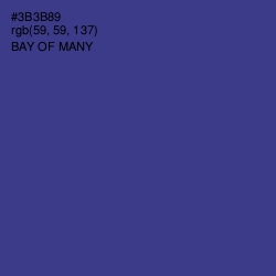 #3B3B89 - Bay of Many Color Image