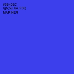 #3B40EC - Mariner Color Image