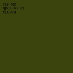 #3B440C - Clover Color Image