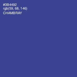 #3B4492 - Chambray Color Image