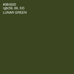 #3B4520 - Lunar Green Color Image