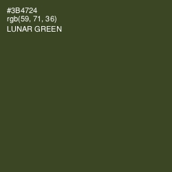 #3B4724 - Lunar Green Color Image