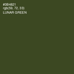 #3B4821 - Lunar Green Color Image