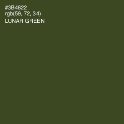 #3B4822 - Lunar Green Color Image