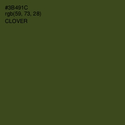 #3B491C - Clover Color Image