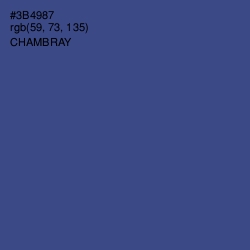 #3B4987 - Chambray Color Image