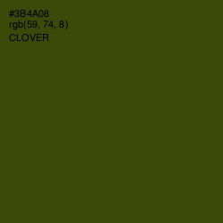 #3B4A08 - Clover Color Image