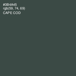 #3B4A45 - Cape Cod Color Image