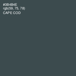 #3B4B4E - Cape Cod Color Image