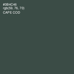 #3B4C46 - Cape Cod Color Image