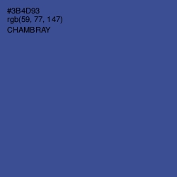 #3B4D93 - Chambray Color Image