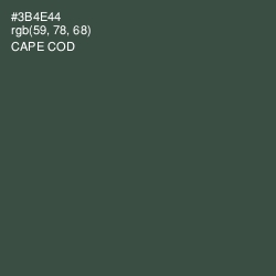 #3B4E44 - Cape Cod Color Image