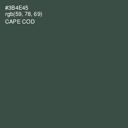 #3B4E45 - Cape Cod Color Image