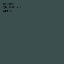 #3B504E - Limed Spruce Color Image