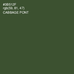 #3B512F - Cabbage Pont Color Image