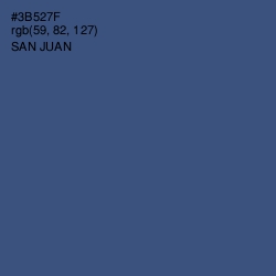 #3B527F - San Juan Color Image