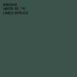 #3B534A - Limed Spruce Color Image