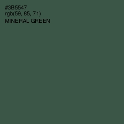 #3B5547 - Mineral Green Color Image