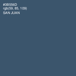 #3B556D - San Juan Color Image