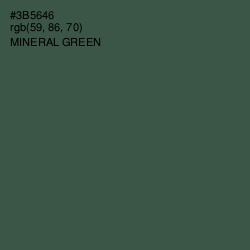 #3B5646 - Mineral Green Color Image