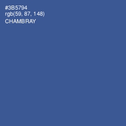 #3B5794 - Chambray Color Image