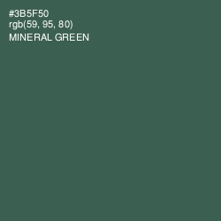 #3B5F50 - Mineral Green Color Image