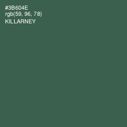 #3B604E - Killarney Color Image