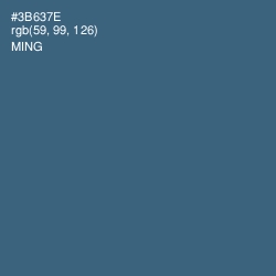 #3B637E - Ming Color Image